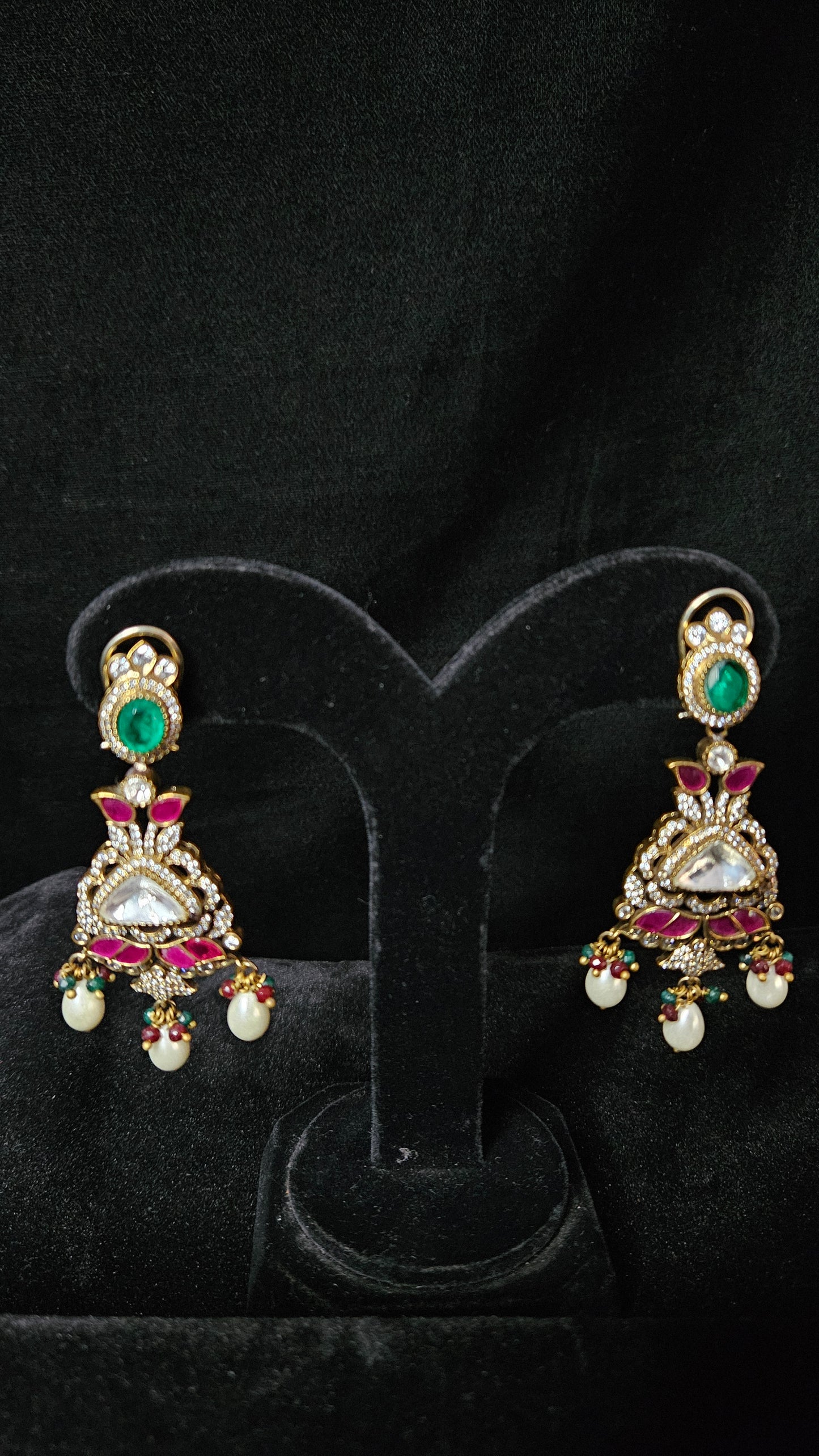 Ruby, Emerald,Victorian Set