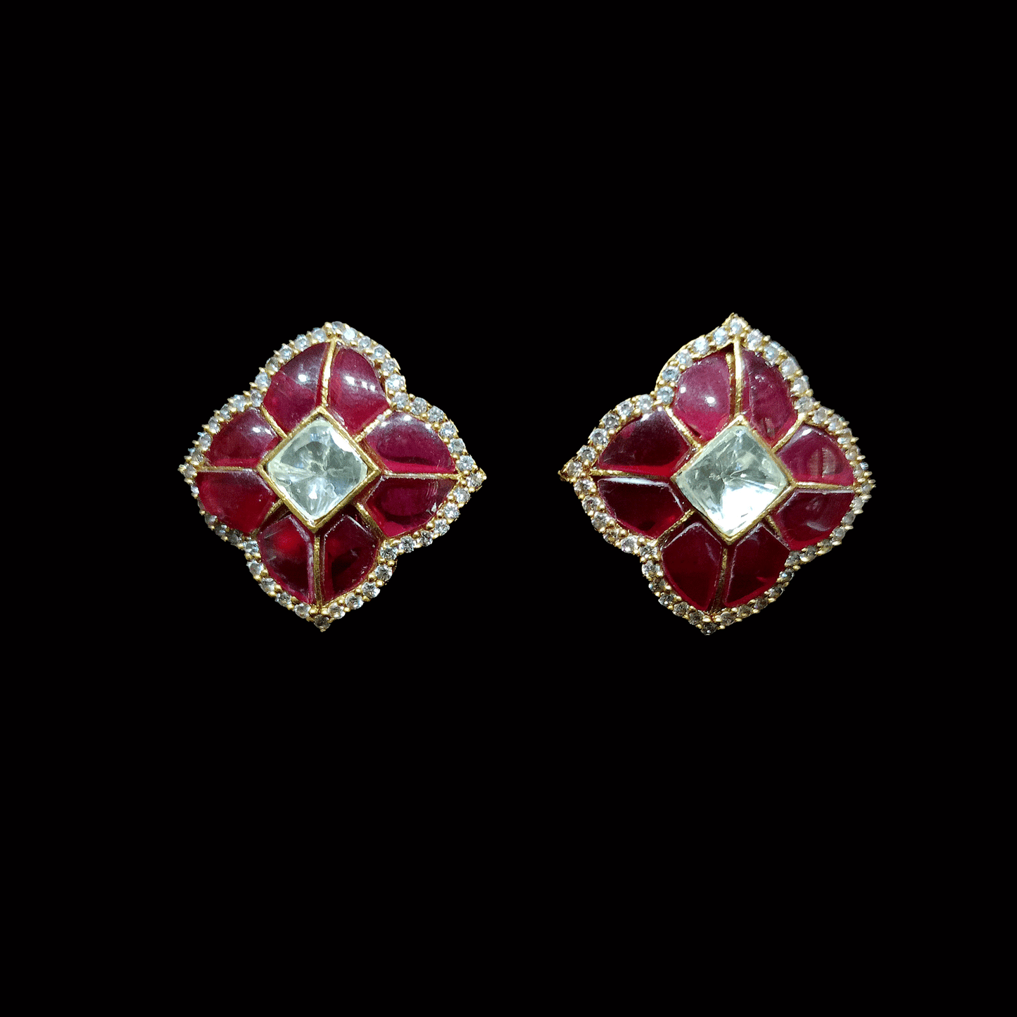Flower ruby tops