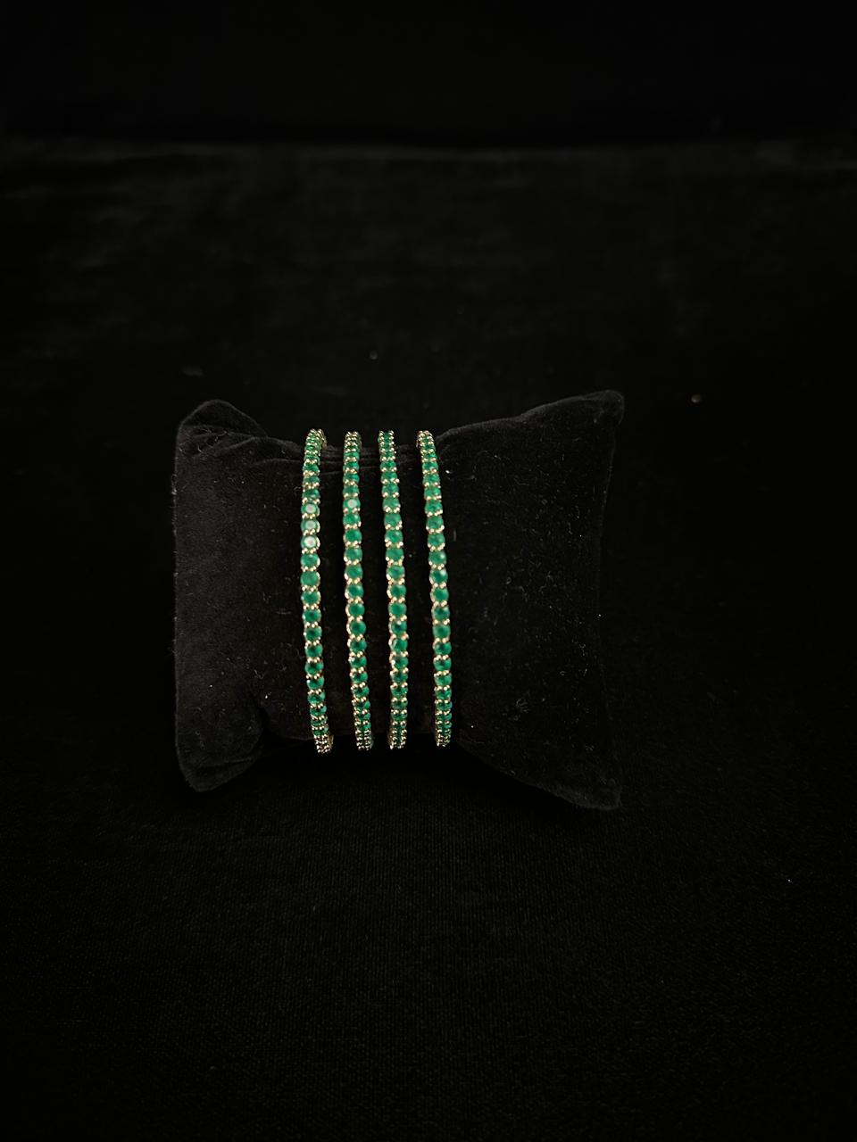 Emerald Eternity Bangles,