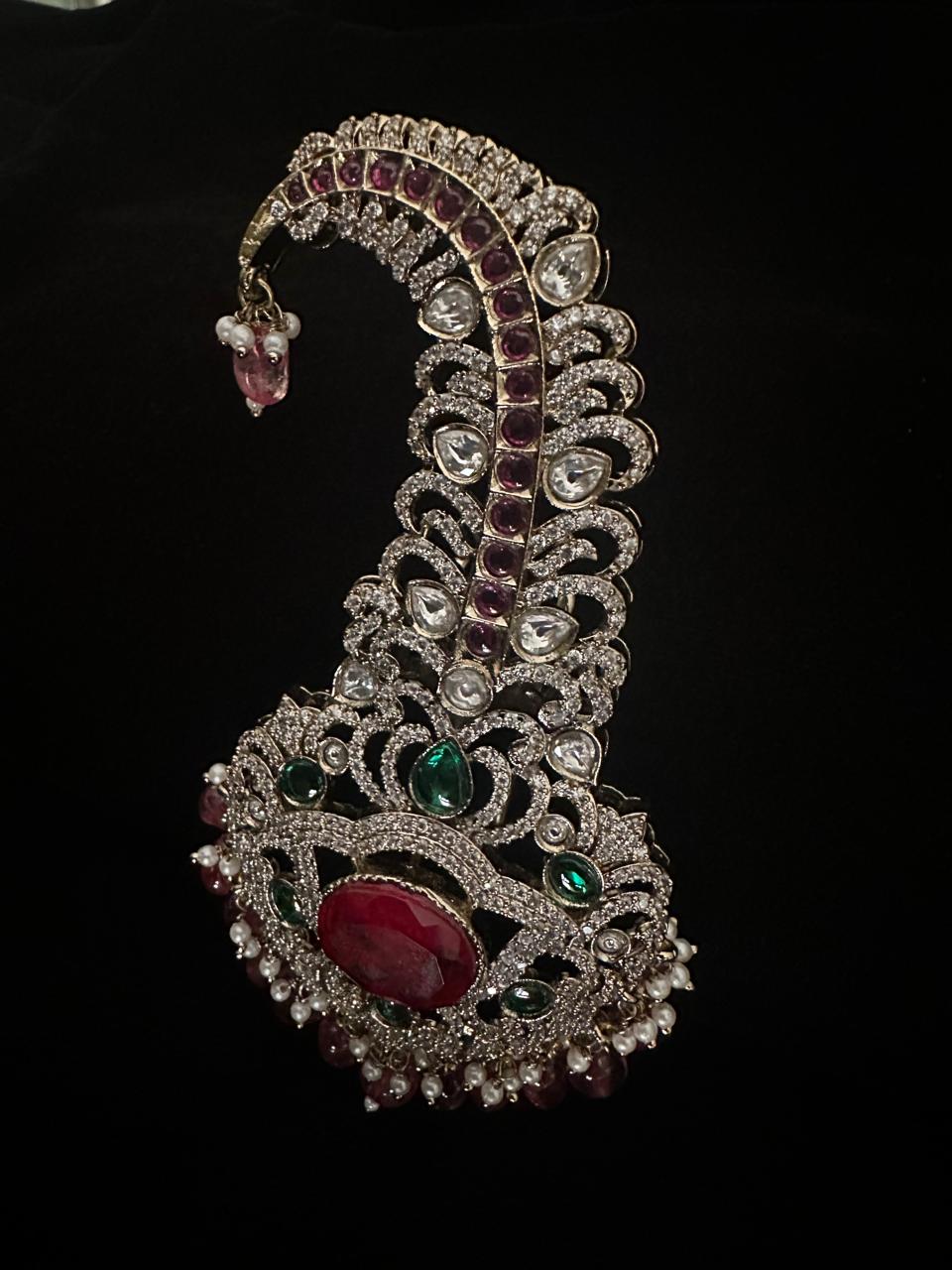 Ruby and emerald diamond kalanki