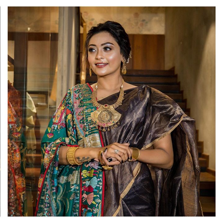 gold plated silver temple necklace