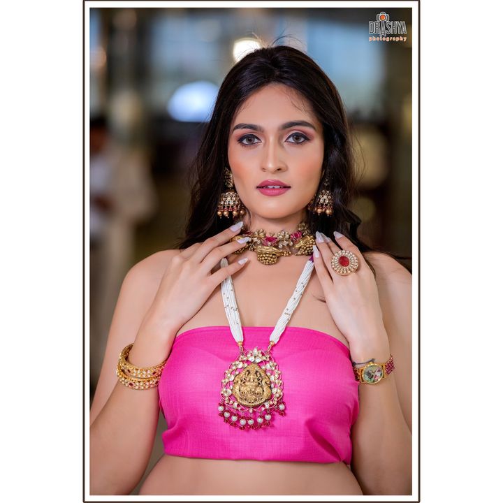 Temple design necklace