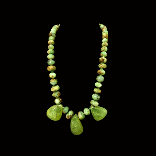 zade stone pearl mala
