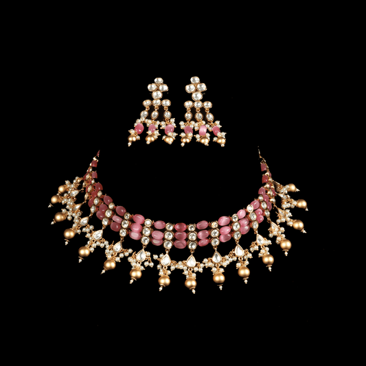 Blush pink Choker Necklace