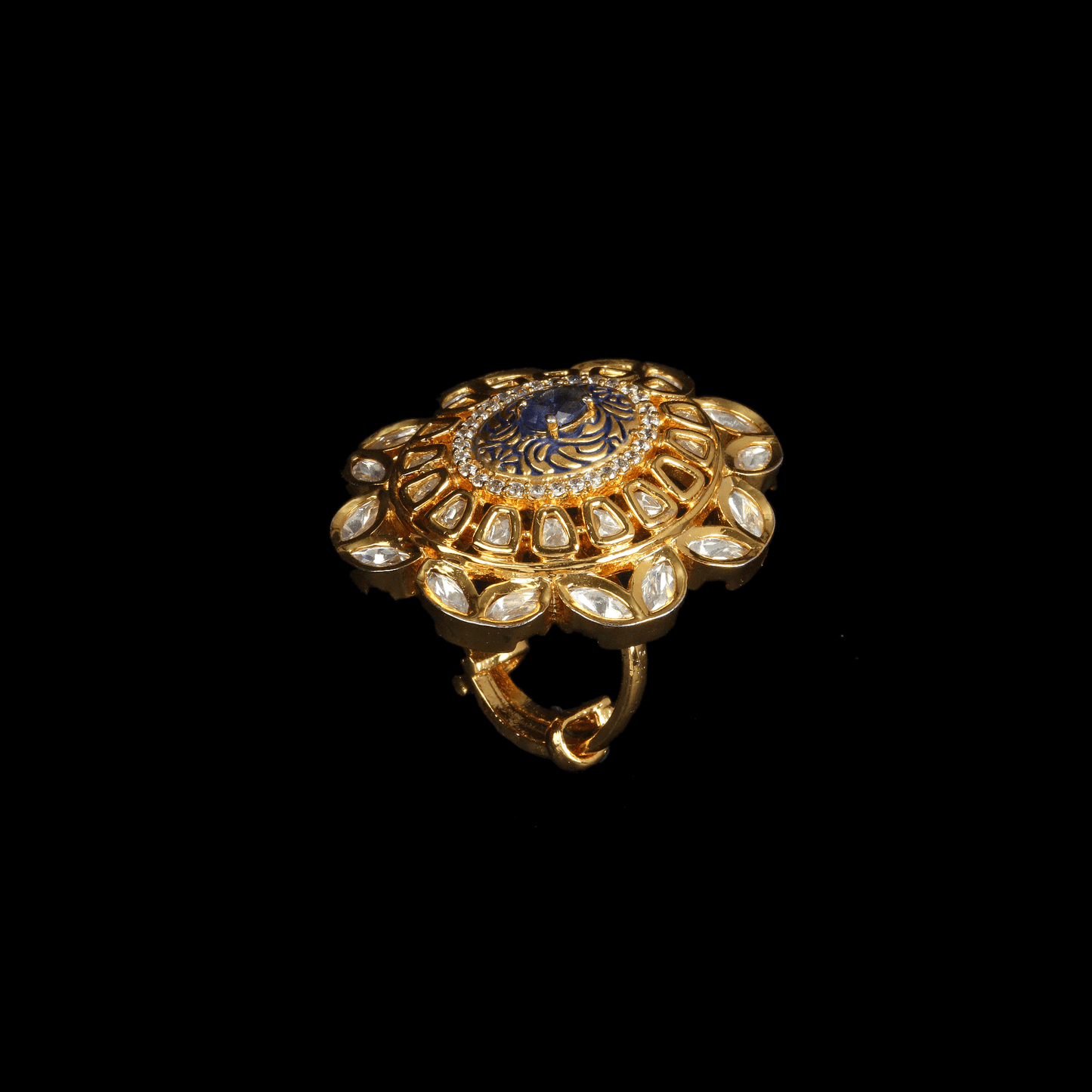 Aegean Sapphhire Cocktail Ring