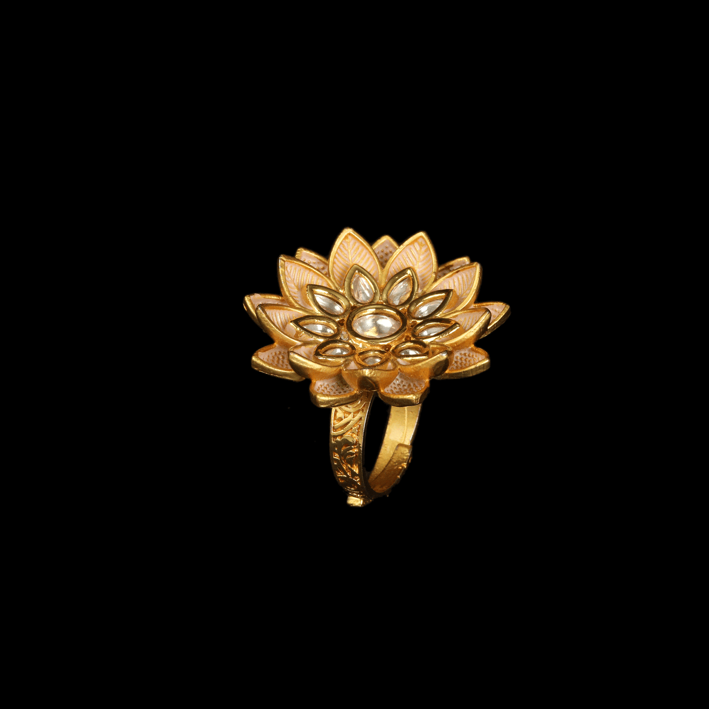 Swarnakamalam Cocktail Ring