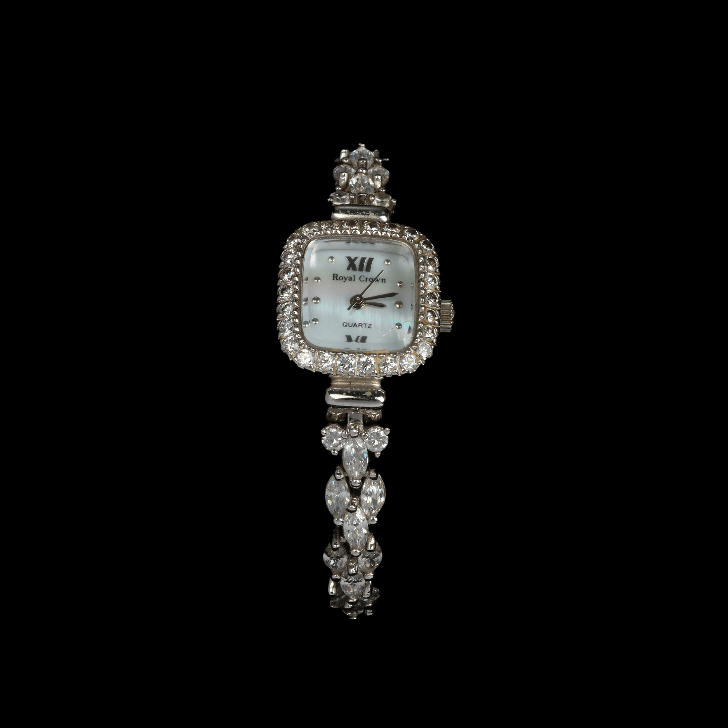 Square Dial Zircon Watch