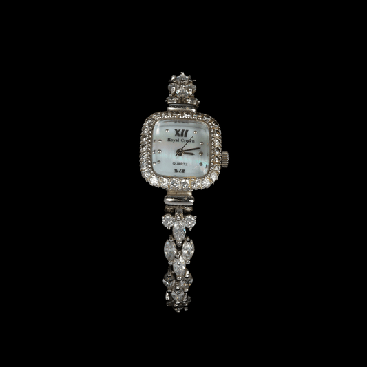 Square Dial Zircon Watch