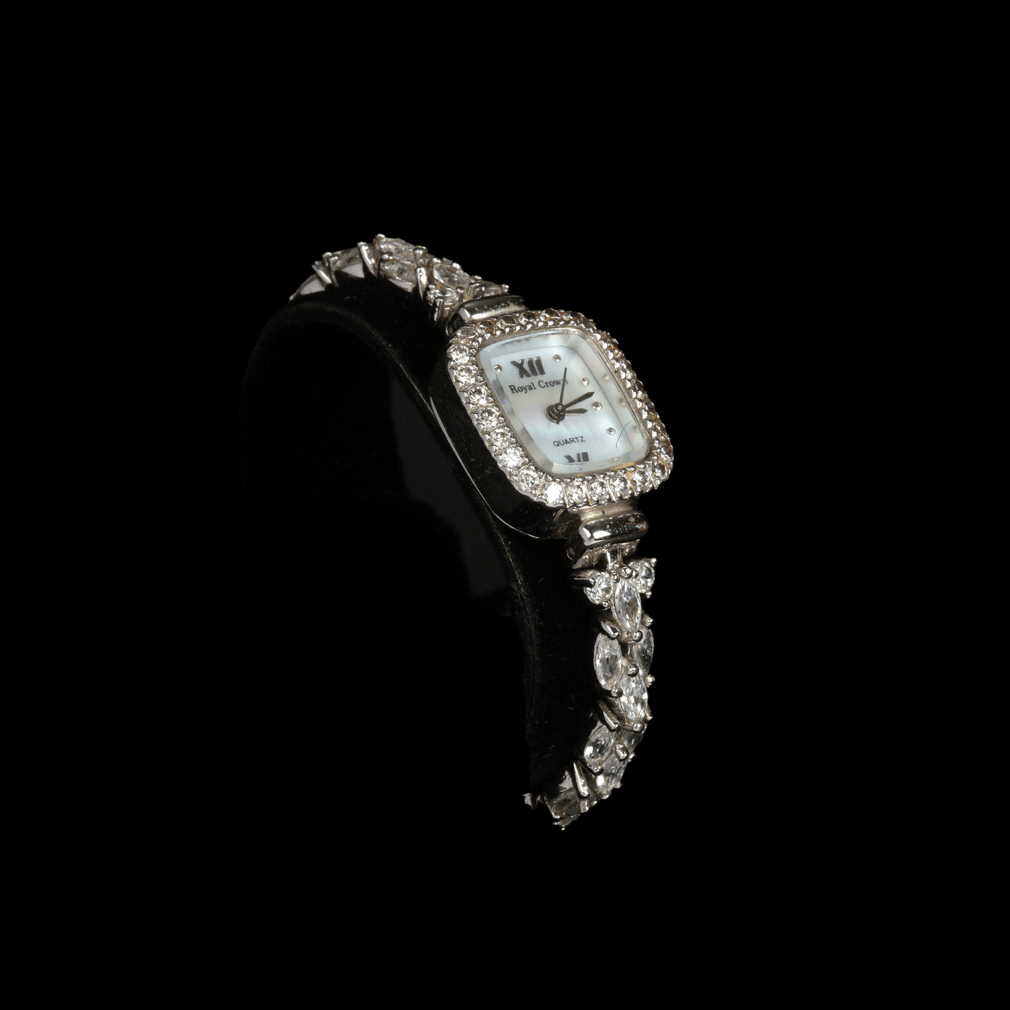Square Dial Zircon Watch