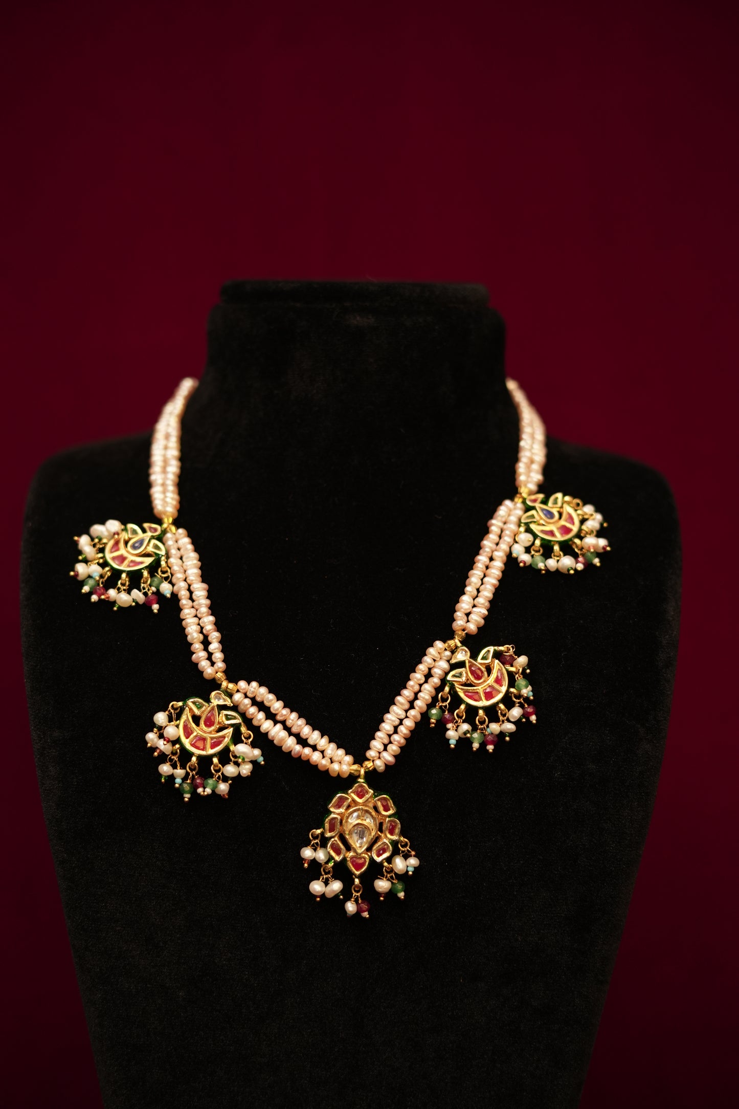 A traditional meenakari motifs Set