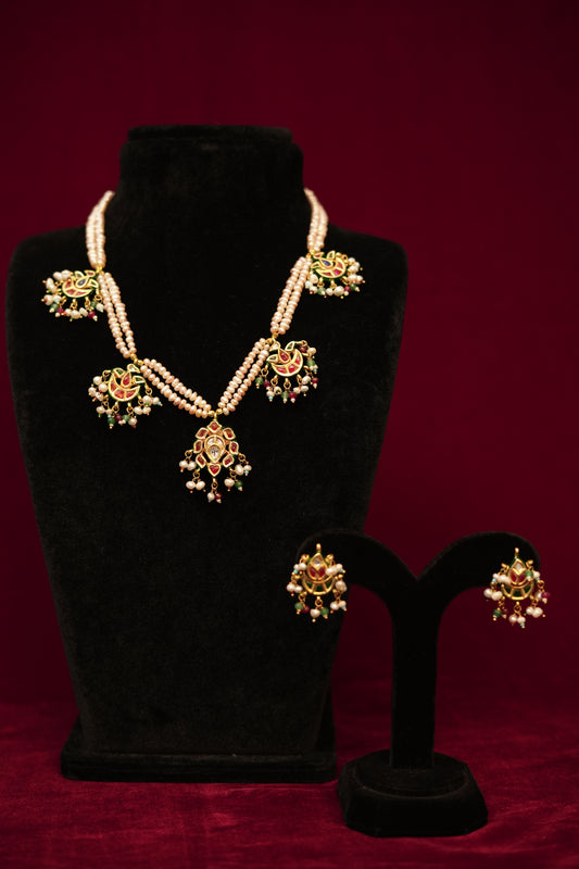 A traditional meenakari motifs Set