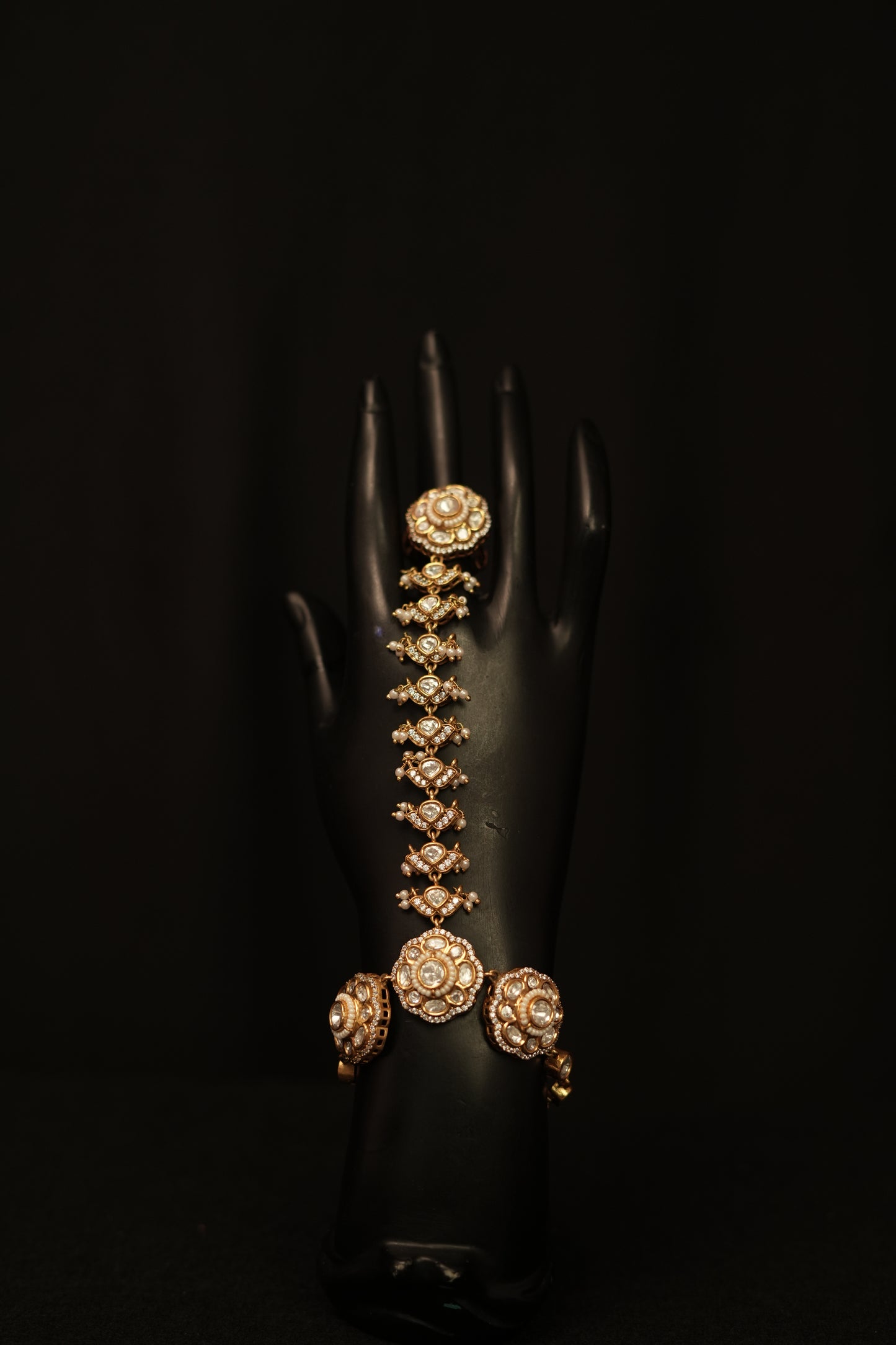 The royal Kundan Hathphool.