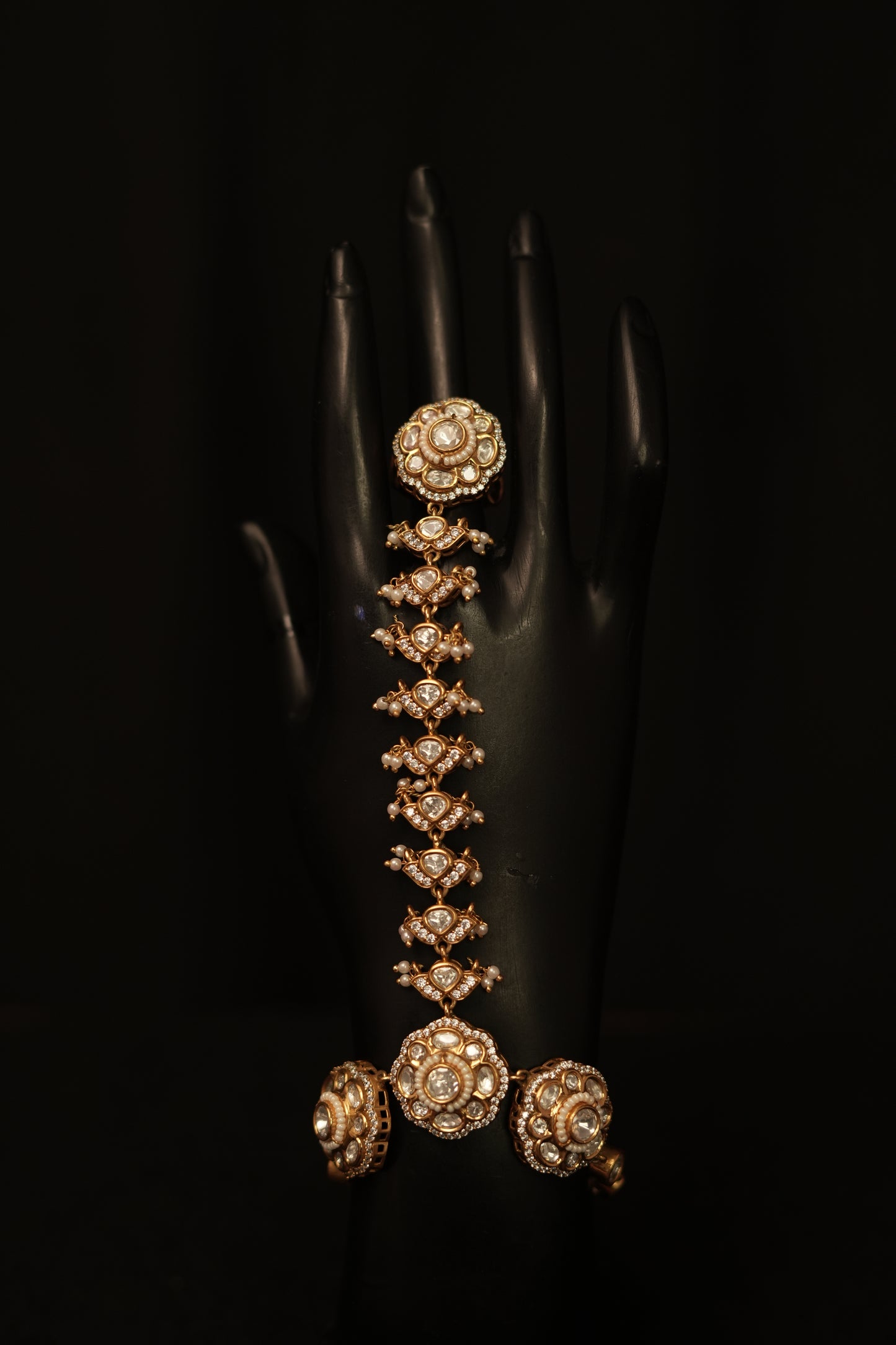 The royal Kundan Hathphool.
