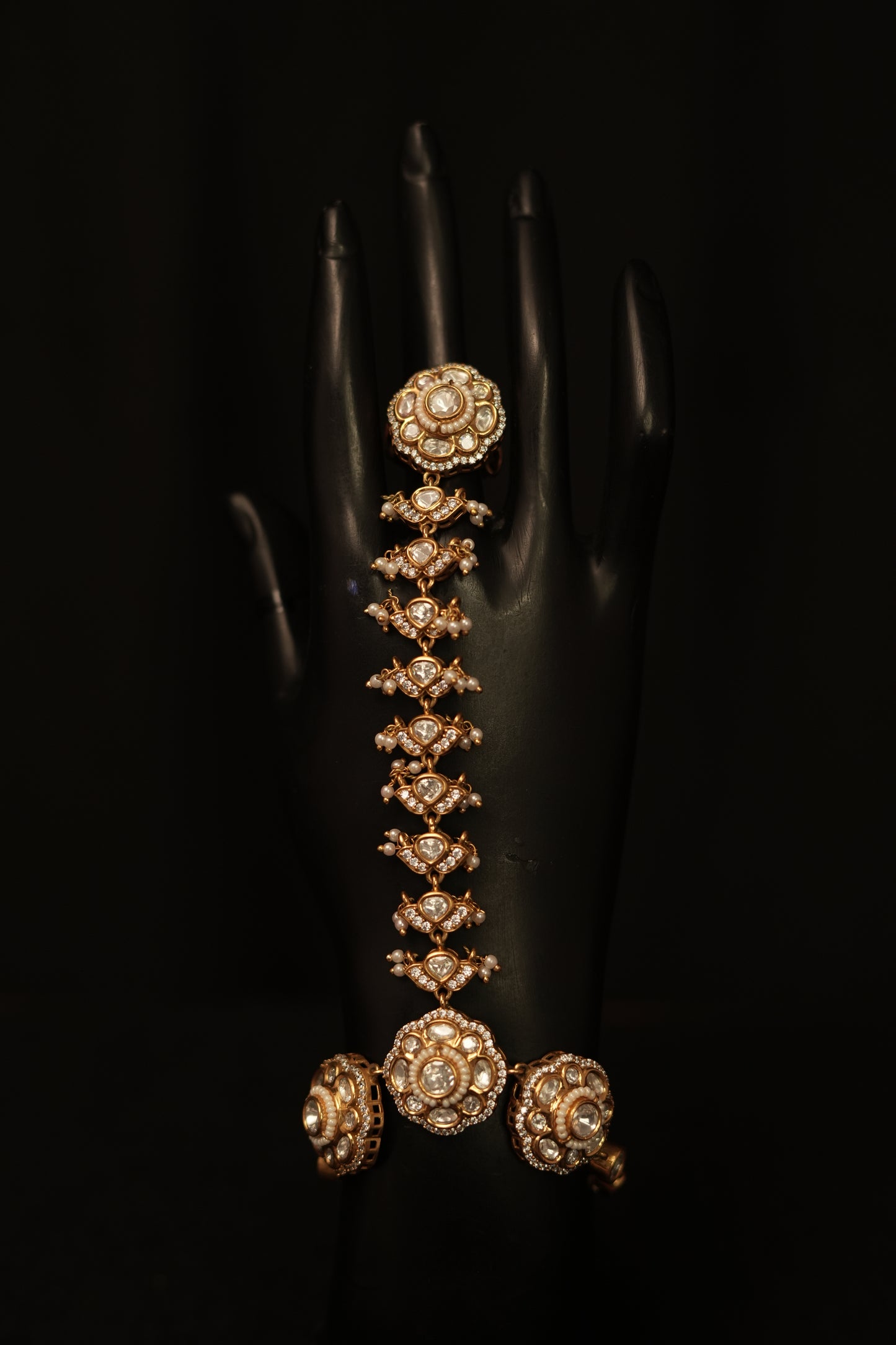 The royal Kundan Hathphool.