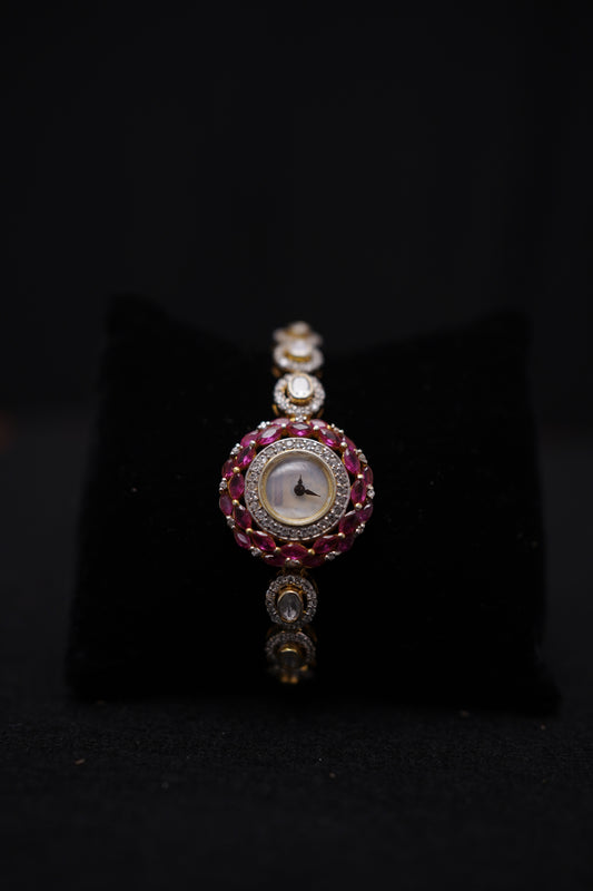 PureSilver  Classic Ruby Bracelet Watch.