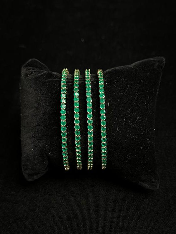 Emerald Eternity Bangles,