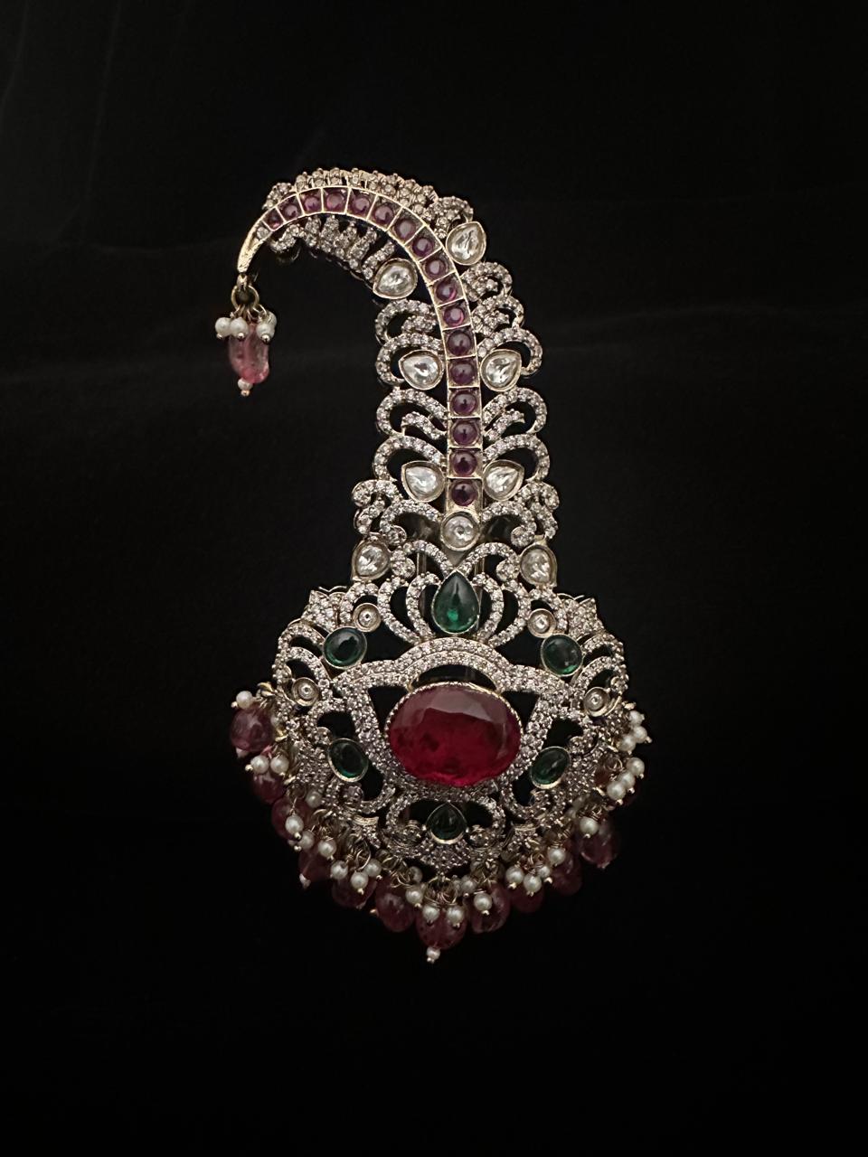 Ruby and emerald diamond kalanki