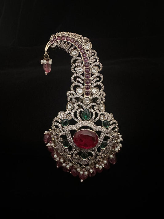 Ruby and emerald diamond kalanki