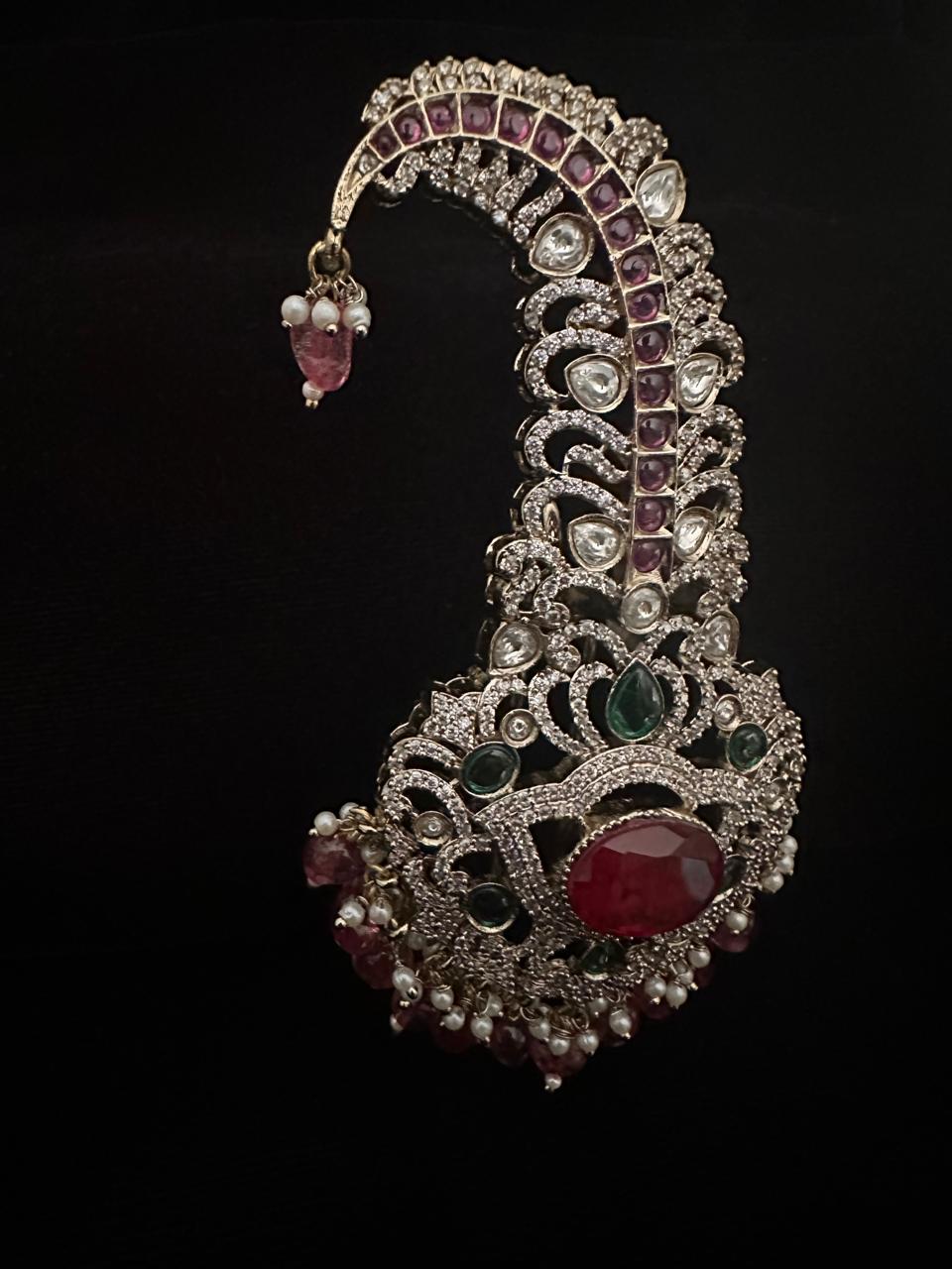 Ruby and emerald diamond kalanki