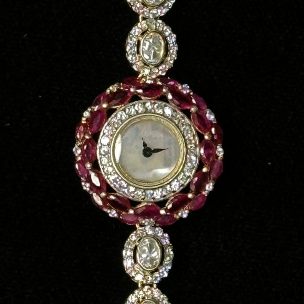 PureSilver  Classic Ruby Bracelet Watch.
