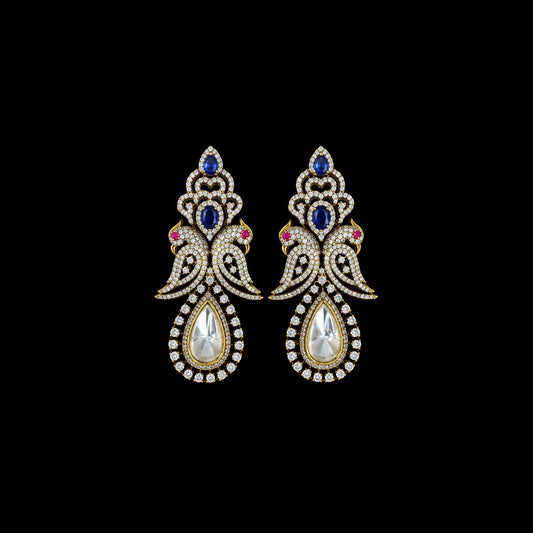 Royal Silver Earrings.